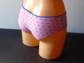 Rosa Slip mit kleinen süßen Kirschen, 96% Baumwolle, 4% Elasthan