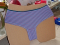 Slip geringelt