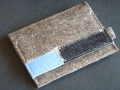 Visitenkartenetui aus Filz, Modell "Squares"