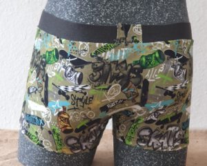 Retro-Herrenslip, Modell „Graffiti“