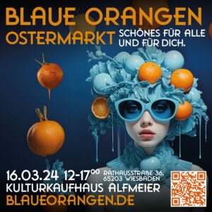 Read more about the article Blaue Orangen in Wiesbaden!