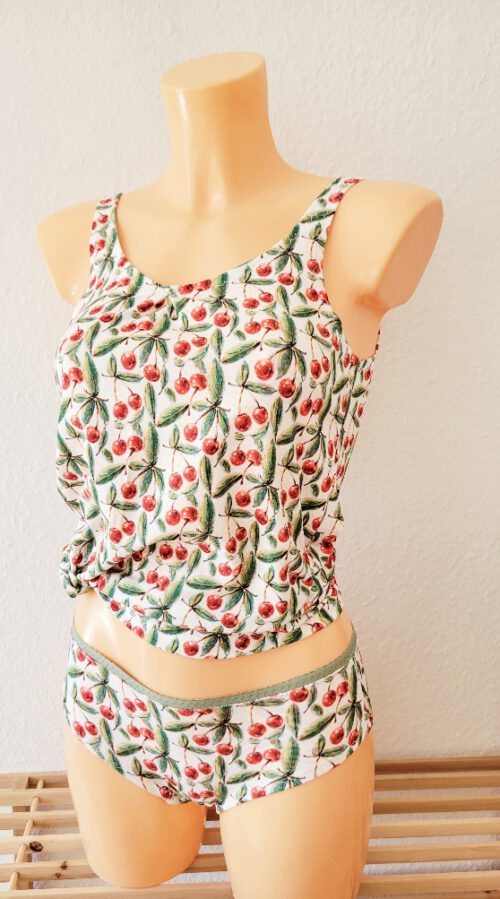 Hemdchen-Set "Glossy Cherries"