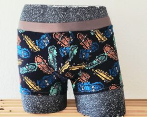 Retro-Herrenslip, Modell „Skateboard“