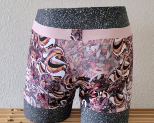 Retro-Herrenslip, Modell „Melting and Fading“