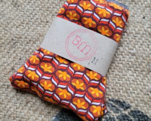 Hipslip „Orange Retroflowers in a Row“