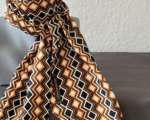 Schaltuch „Würfelstruktur kassettiert Erdtöne“