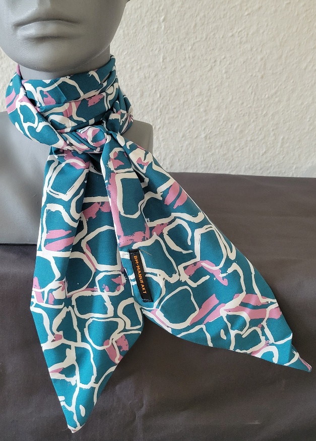 Schaltuch "Türkis-Grün gemustert" – Bild 2