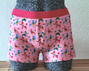 Boxershorts Ladies „Funny Poodles on Pink“