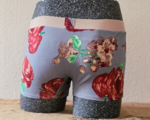Retro-Herrenslip, Modell „Big Roses“